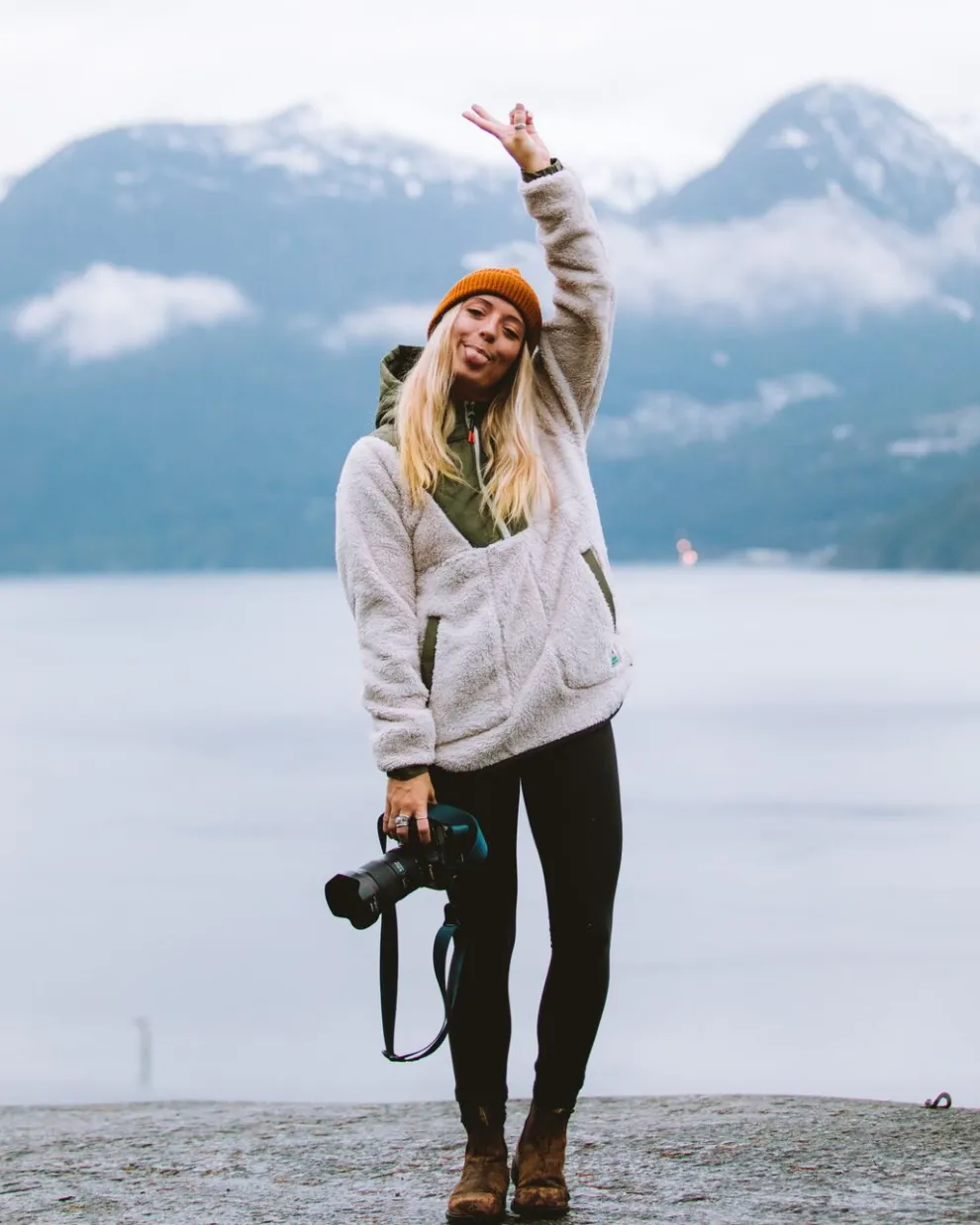 Beaumont Recycled Sherpa Hooded Fleece