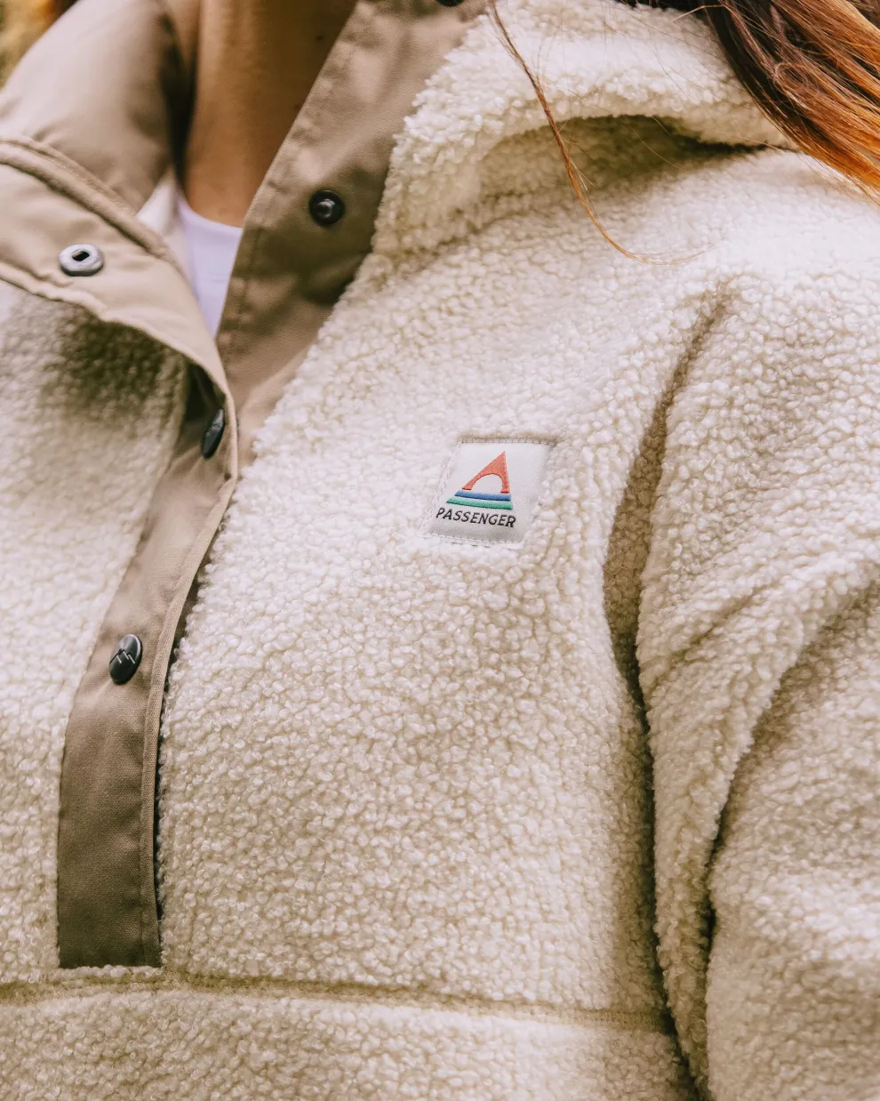 Calla Hooded Pullover Recycled Fleece