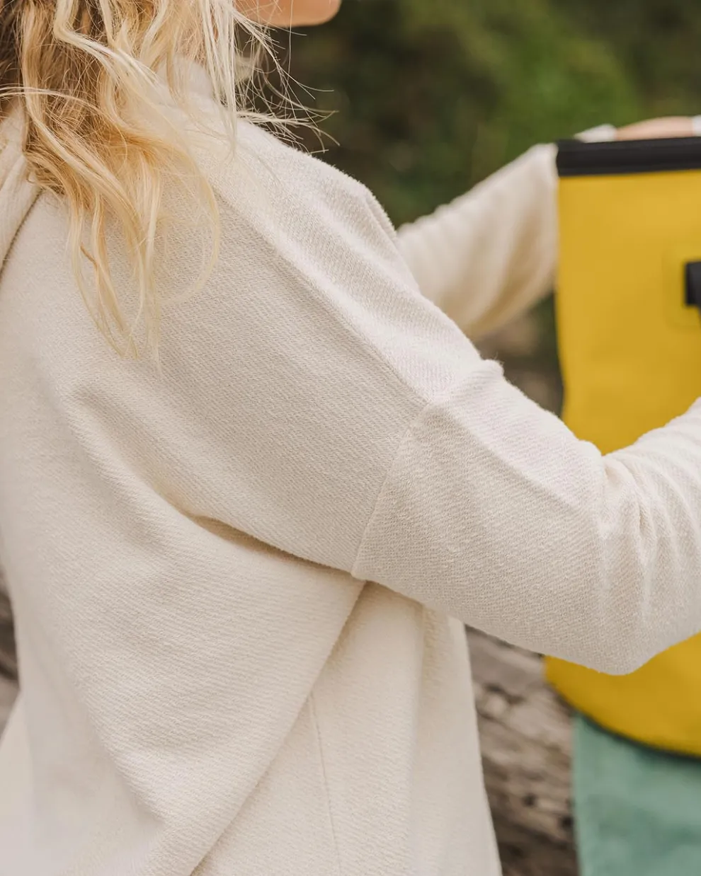 Clove Organic Cotton Textured Hoodie