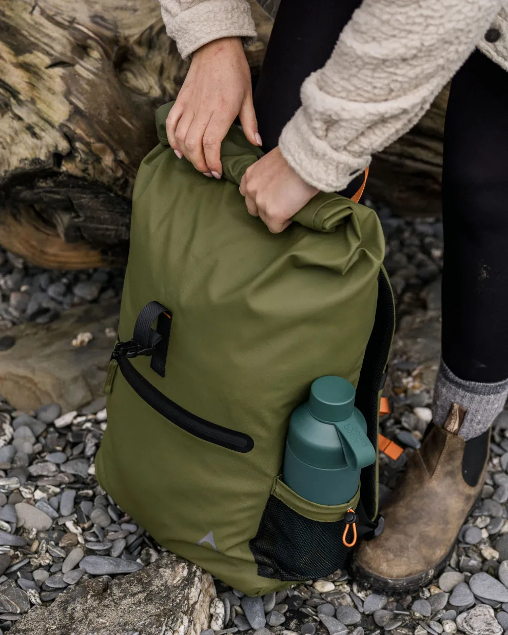 Crossing Roll Top Backpack