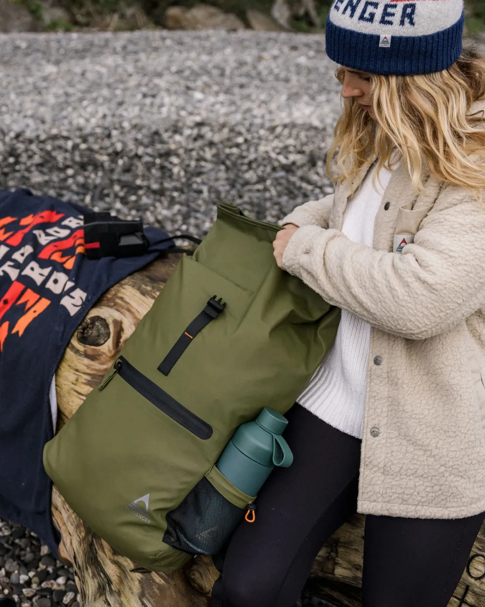 Crossing Roll Top Backpack