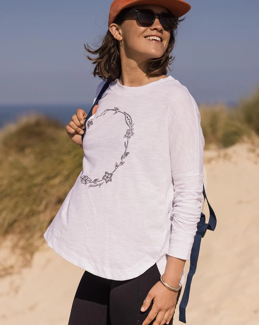 Daisy Chain Recycled Cotton LS T-Shirt