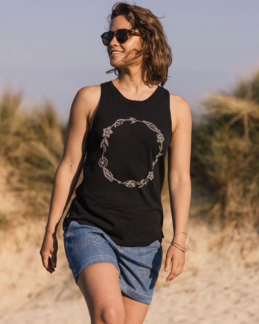 Daisy Chain Recycled Cotton Tank Top