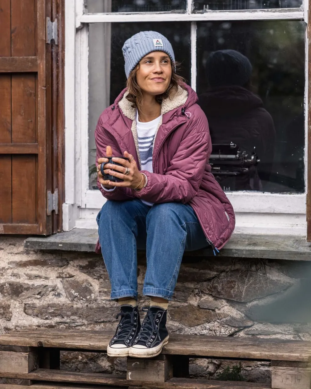 Earthy Recycled Sherpa Lined Insulated Jacket