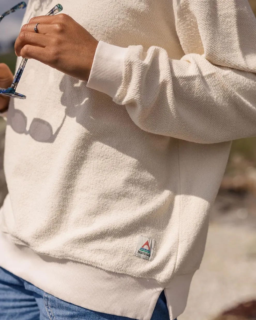 Fauna Organic Cotton Textured Sweatshirt