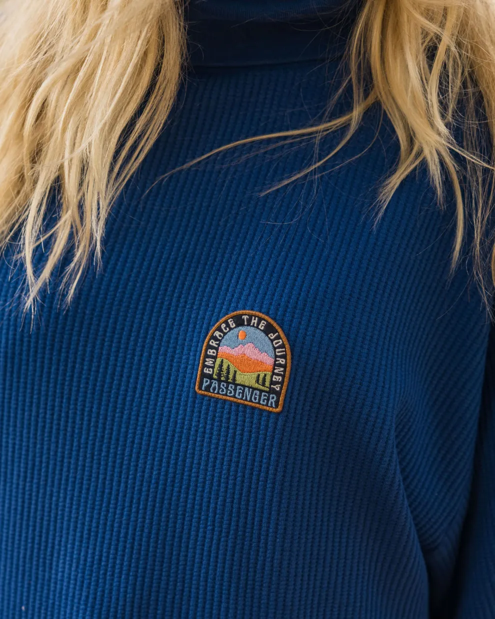 Flourish Roll Neck Top