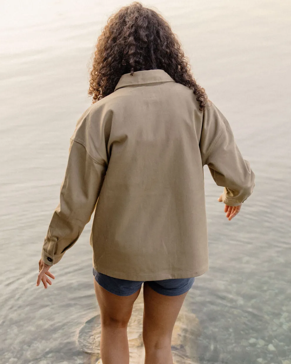 Forrest Organic Cotton Oversized Twill Overshirt