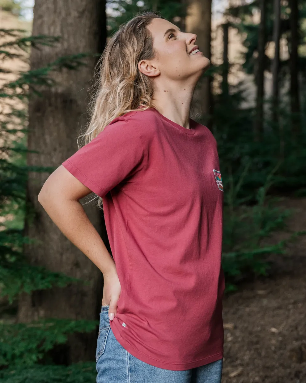 Golden Hour Recycled Cotton Oversized T-Shirt