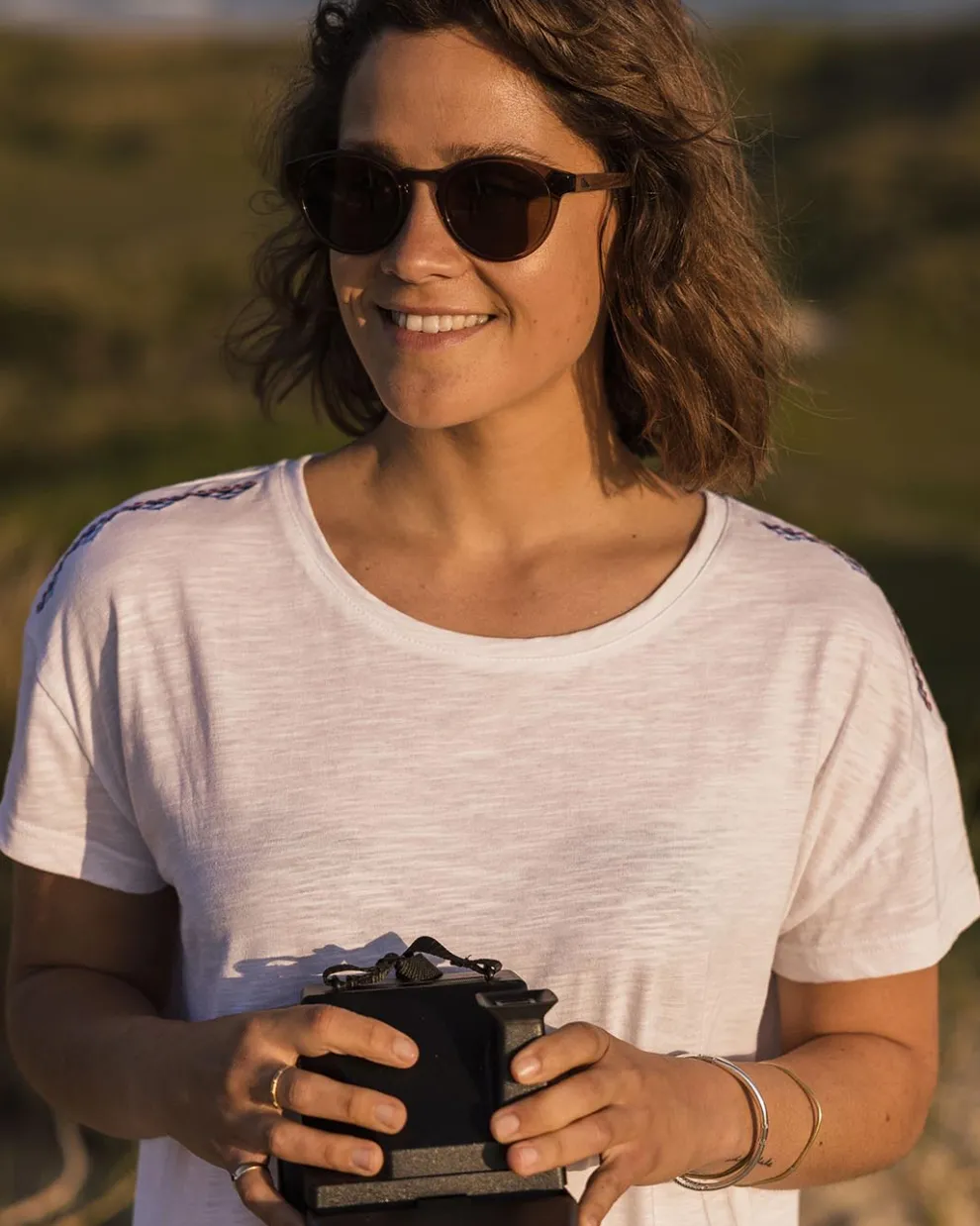 Henna Recycled Cotton Tassel T-Shirt