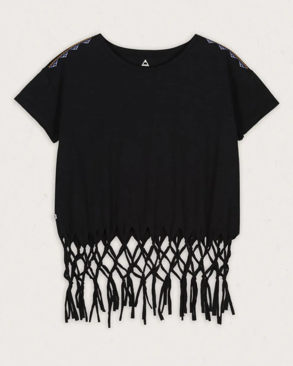 Henna Recycled Cotton Tassel T-Shirt