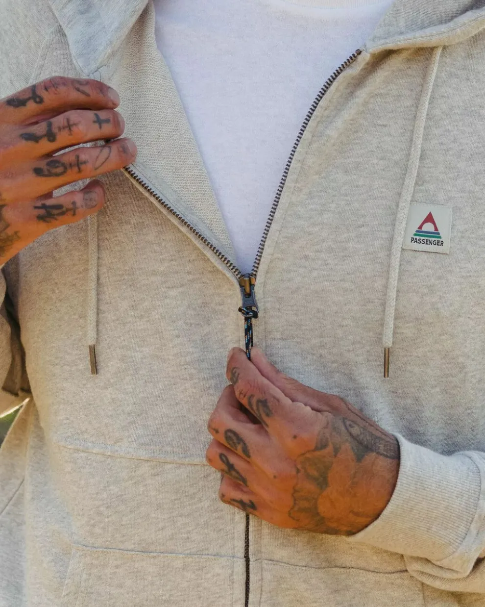 Heritage Full Zip Recycled Cotton Hoodie