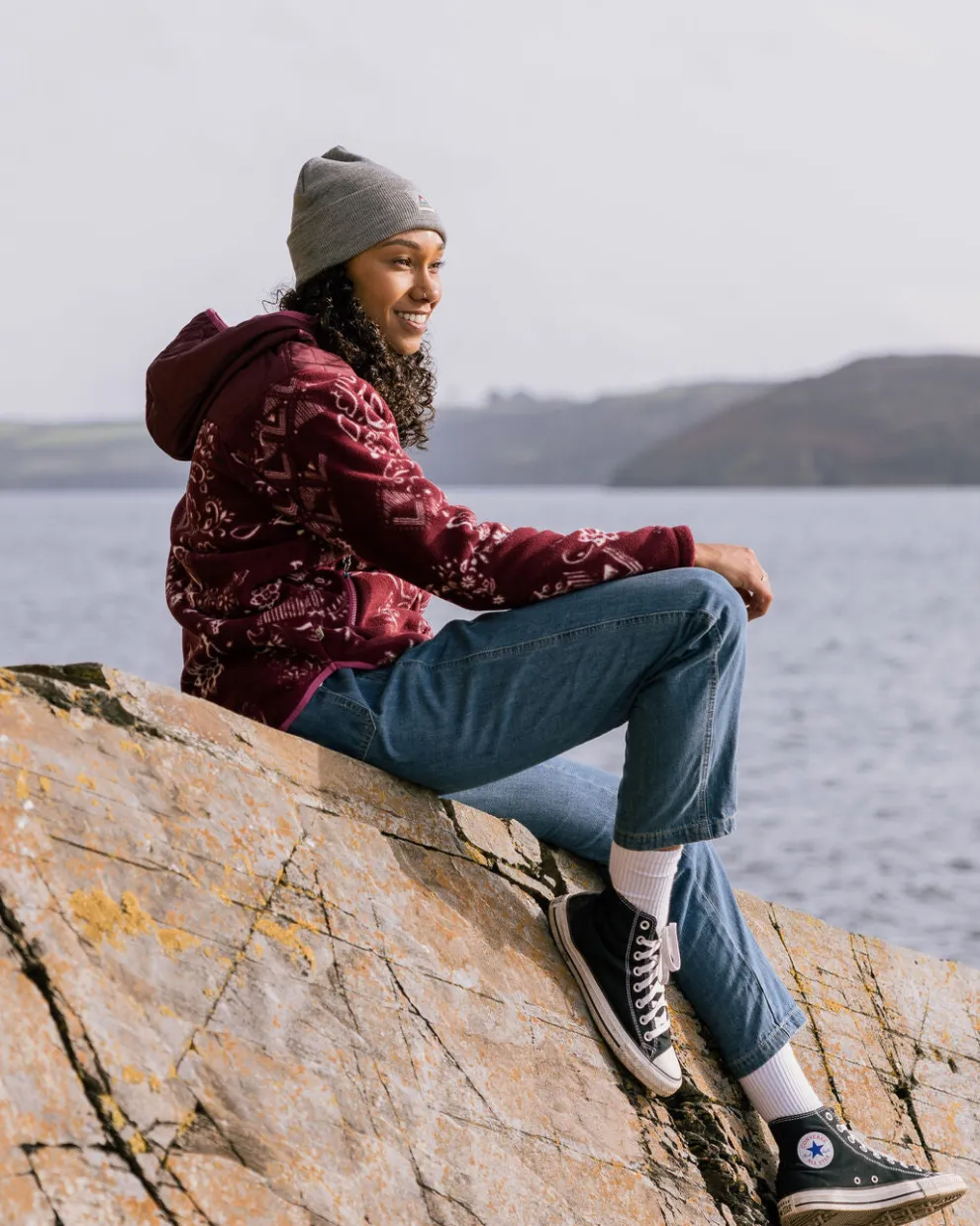 Juana Recycled Polar Hooded Fleece