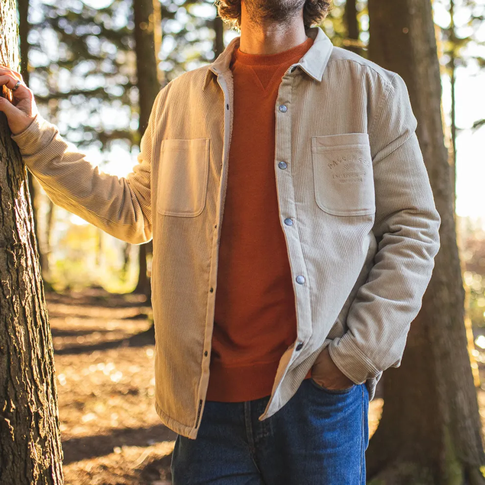 Kodiak Sherpa Lined Cord Overshirt