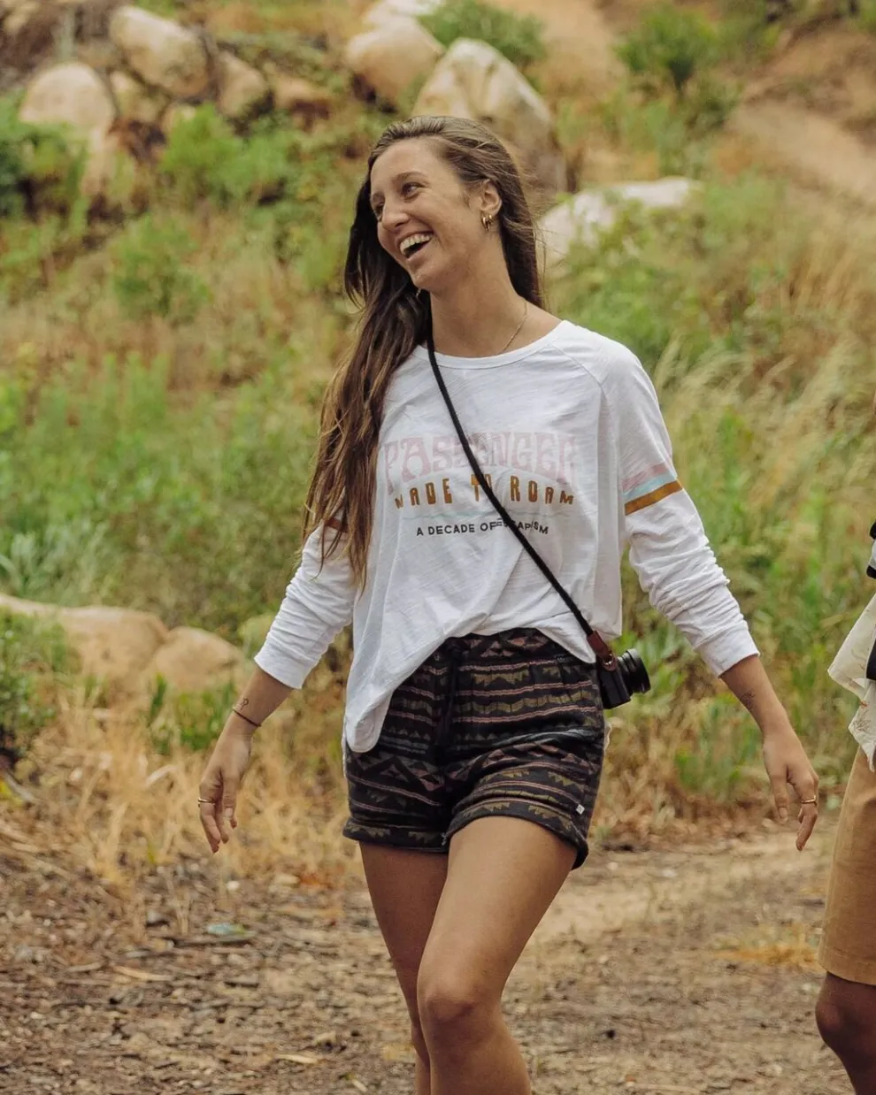 La Sarena Recycled Cotton Oversized LS T-Shirt