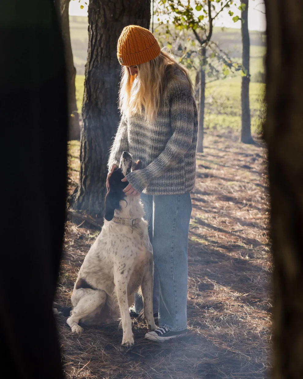Mountainside Mock Neck Recycled Knitted Jumper