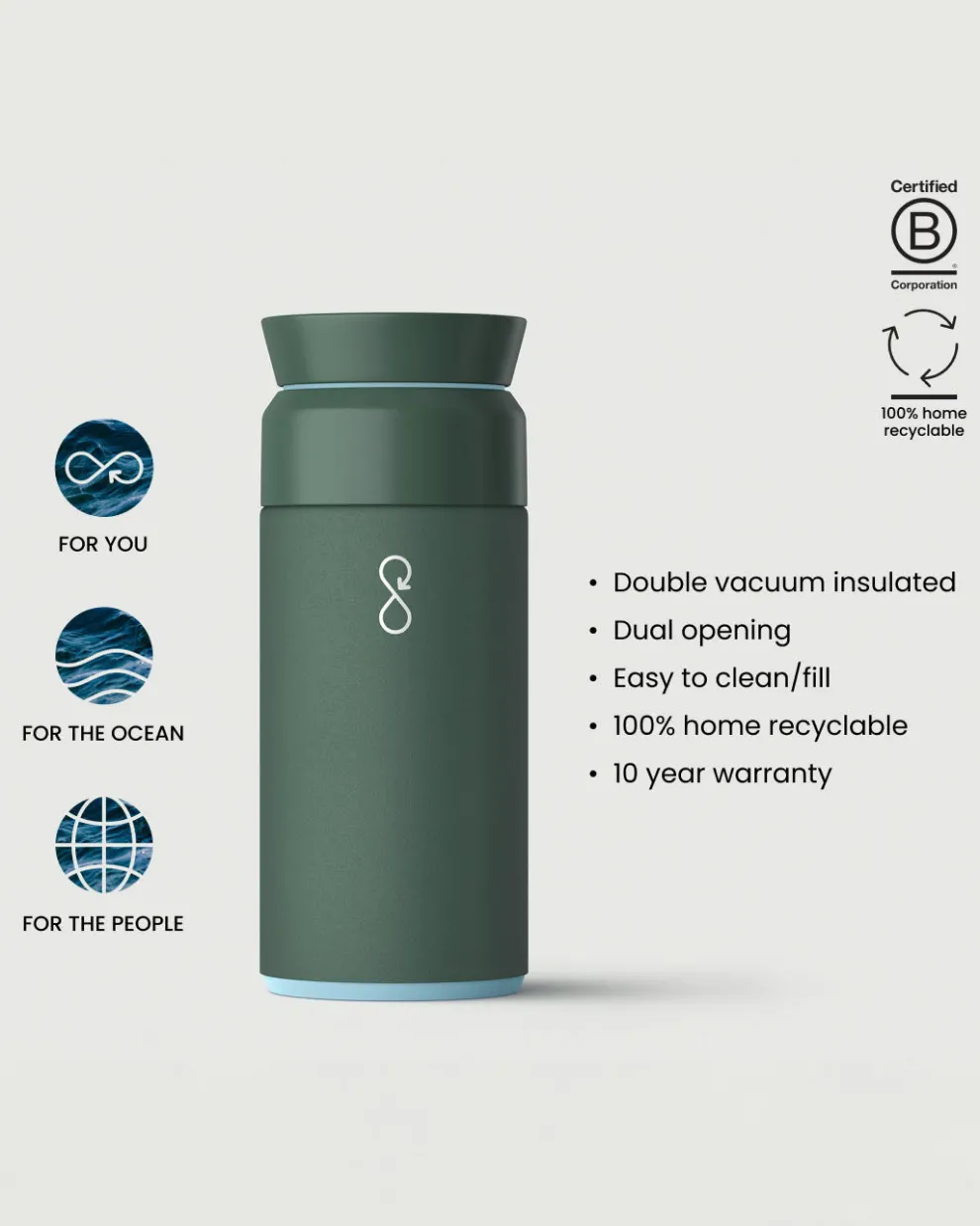 Ocean Bottle Brew Flask 350ml