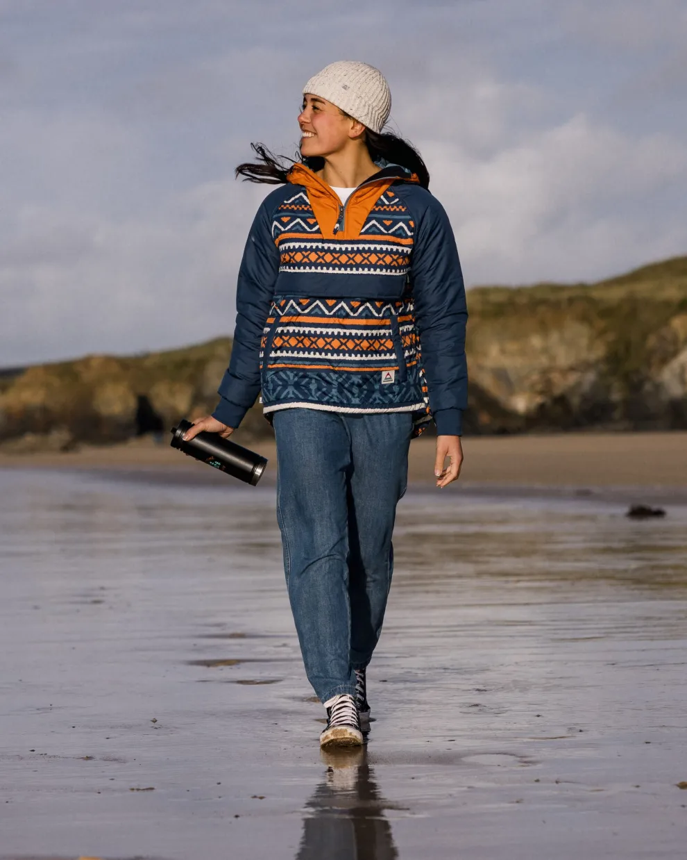 Ocean Recycled Insulated 1/2 Zip Jacket