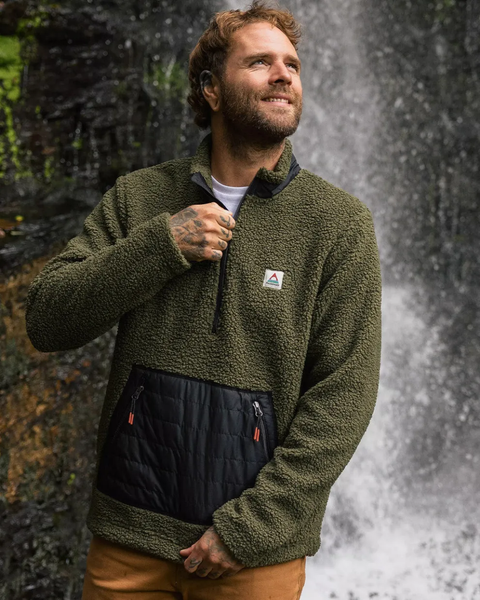 Oceanside Recycled Polar-Lined Sherpa Fleece