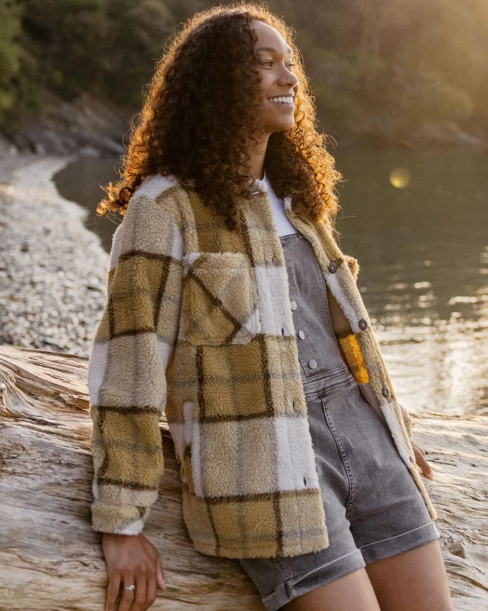 Olympus Yarn Dye Recycled Sherpa Fleece Shirt