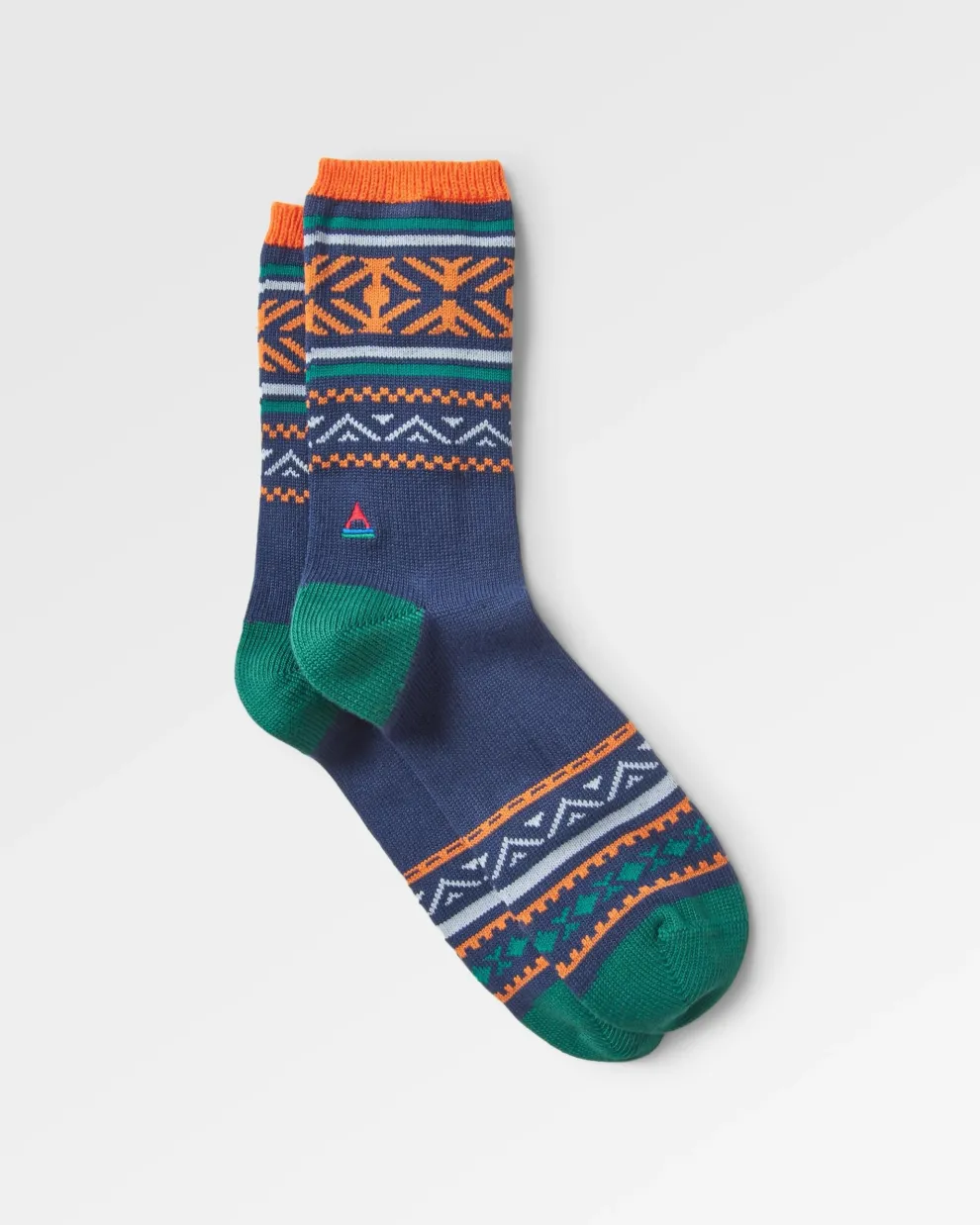 Organic Midweight Patterned Socks