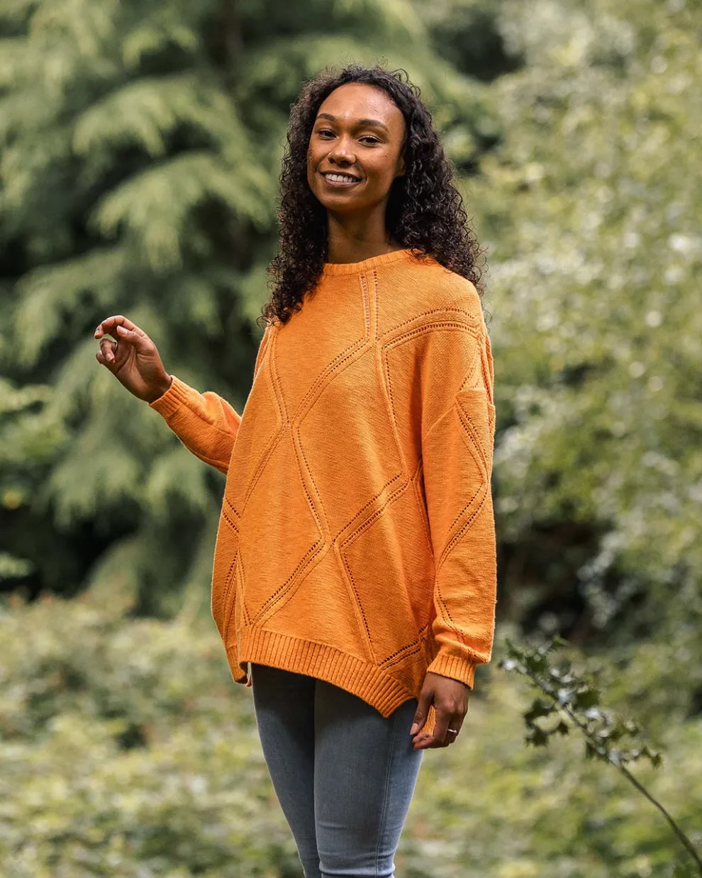 Palm Organic Oversized Knitted Jumper