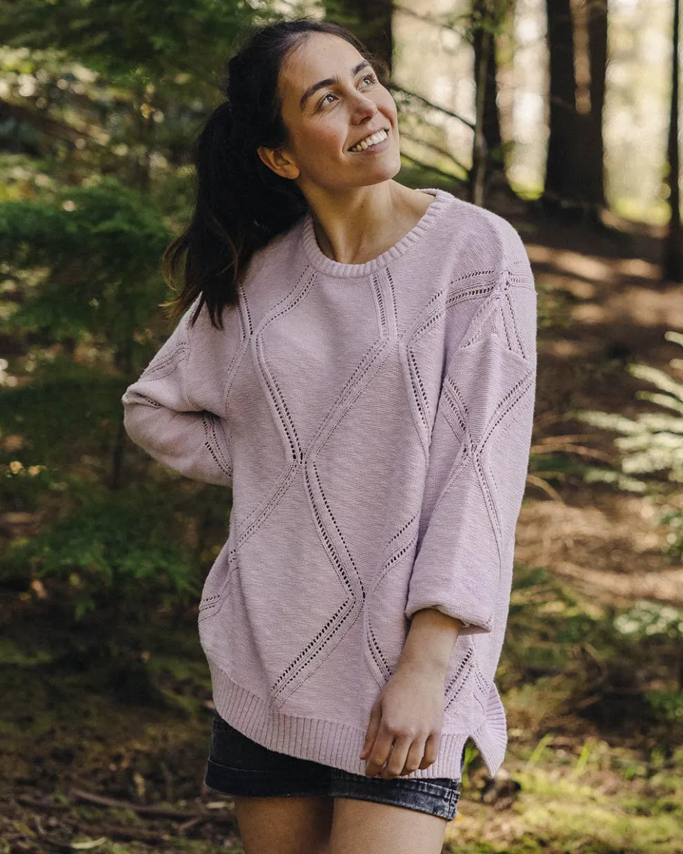 Palm Organic Oversized Knitted Jumper