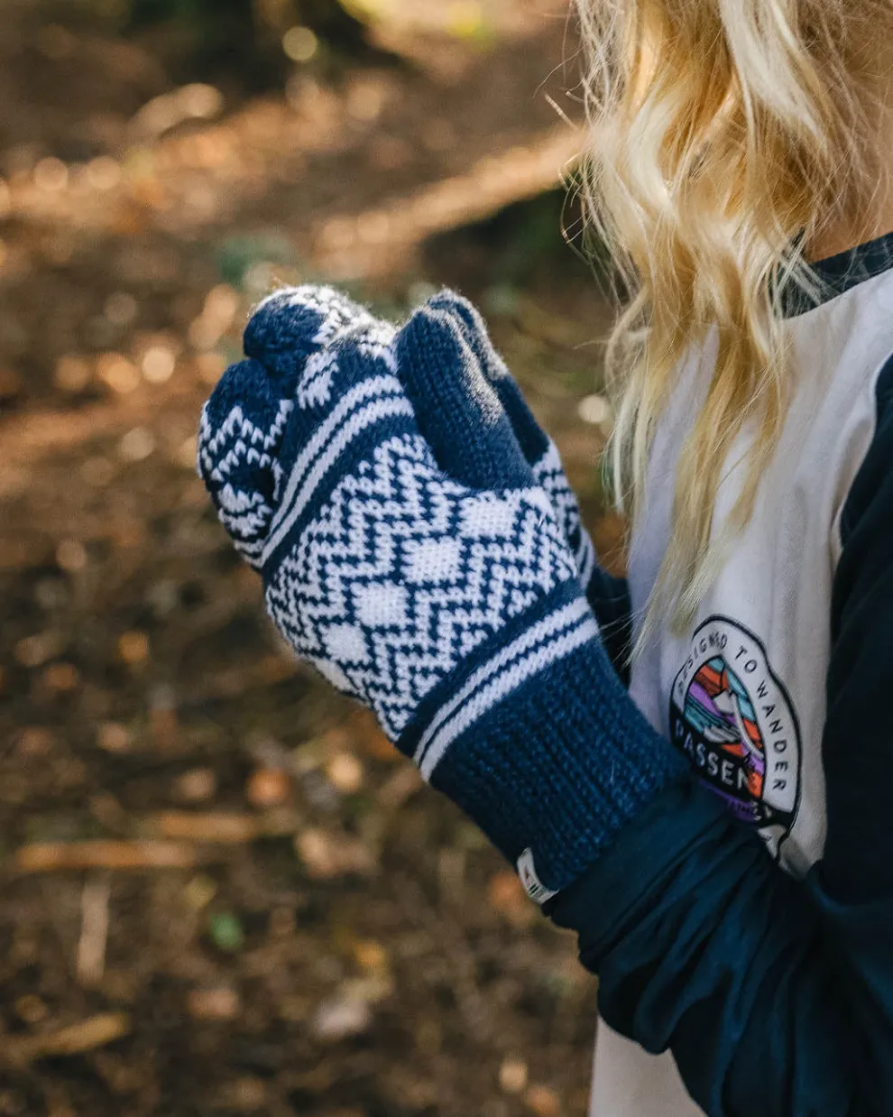 Powder Fleece Lined Recycled Acrylic Mittens