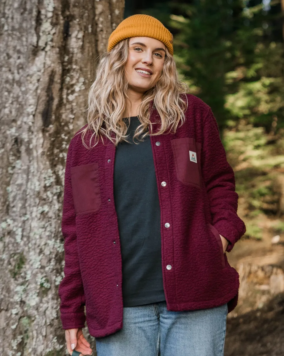 Rappel Recycled Sherpa Oversized Shirt