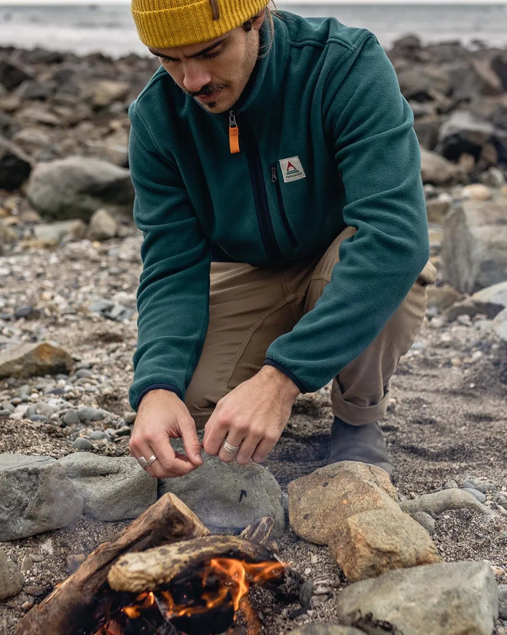 Ridge Full Zip Recycled Polar Fleece