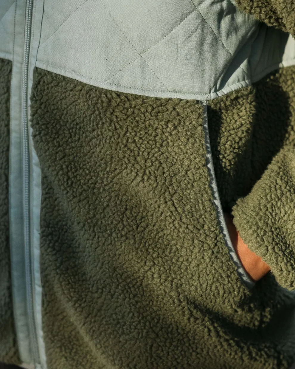 Sefton Recycled Deep-Pile Sherpa Fleece