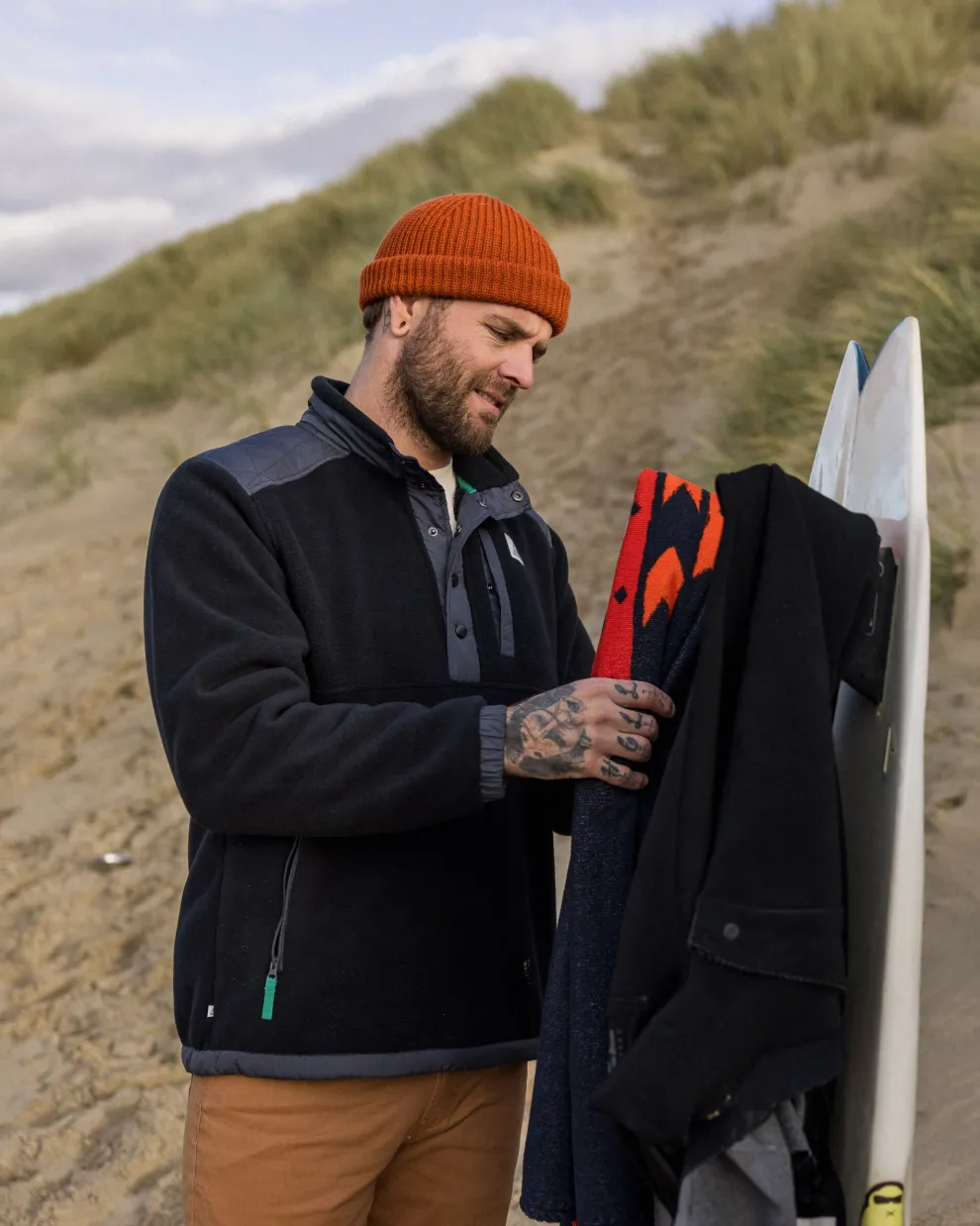 Solace Recycled Sherpa-Lined Polar Fleece