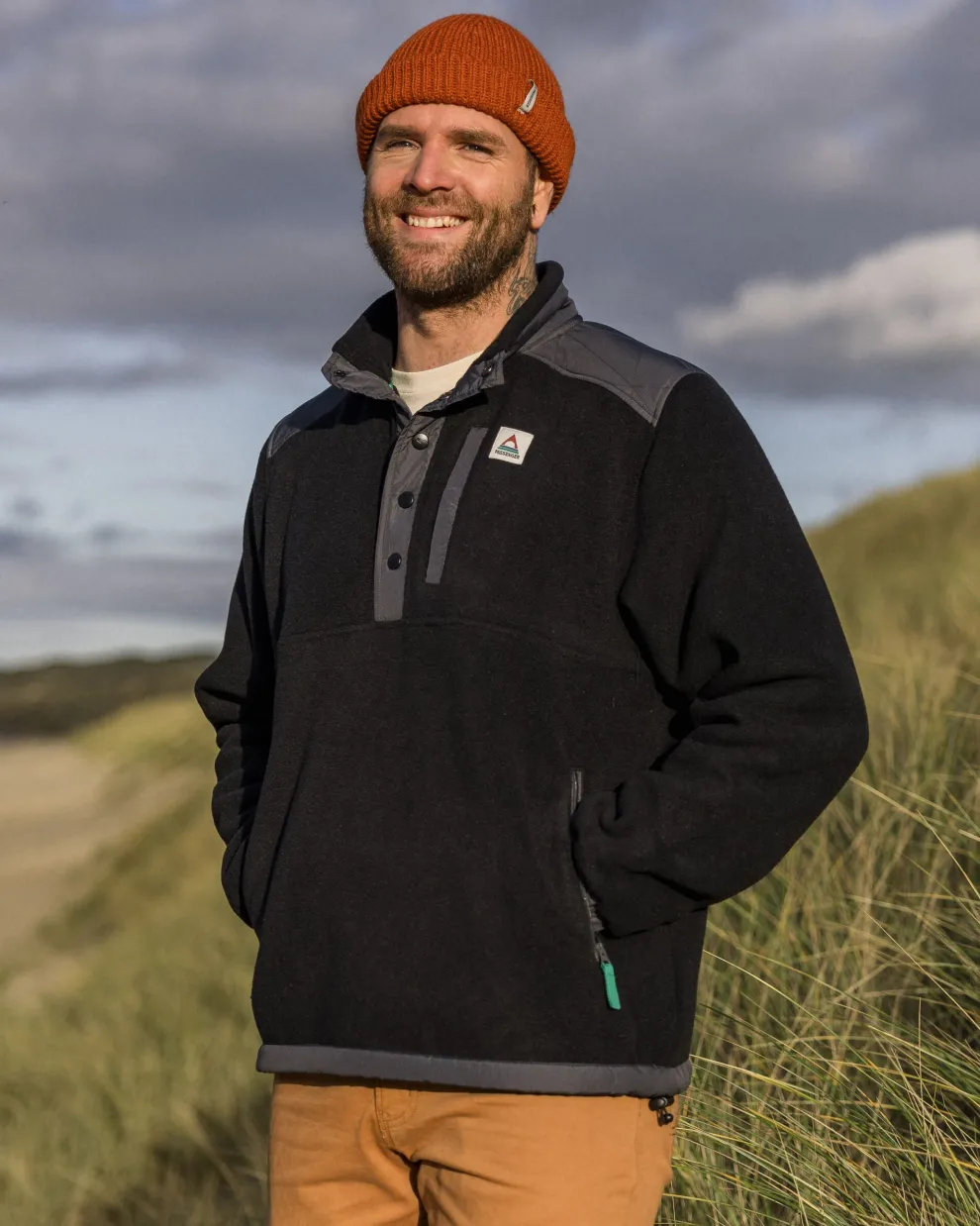 Solace Recycled Sherpa-Lined Polar Fleece