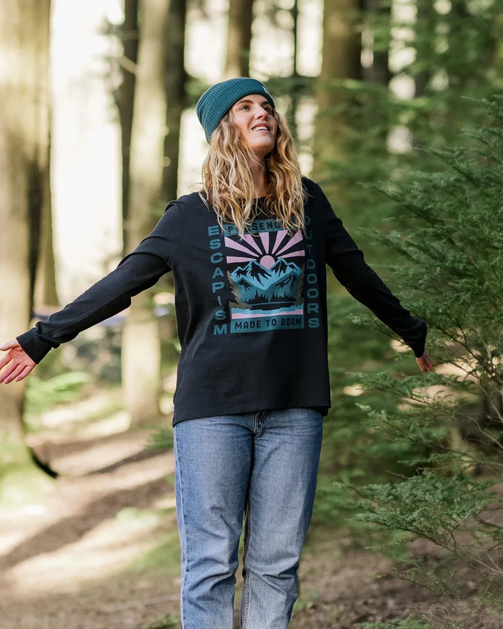 Solitude Recycled Cotton Oversized LS T-Shirt