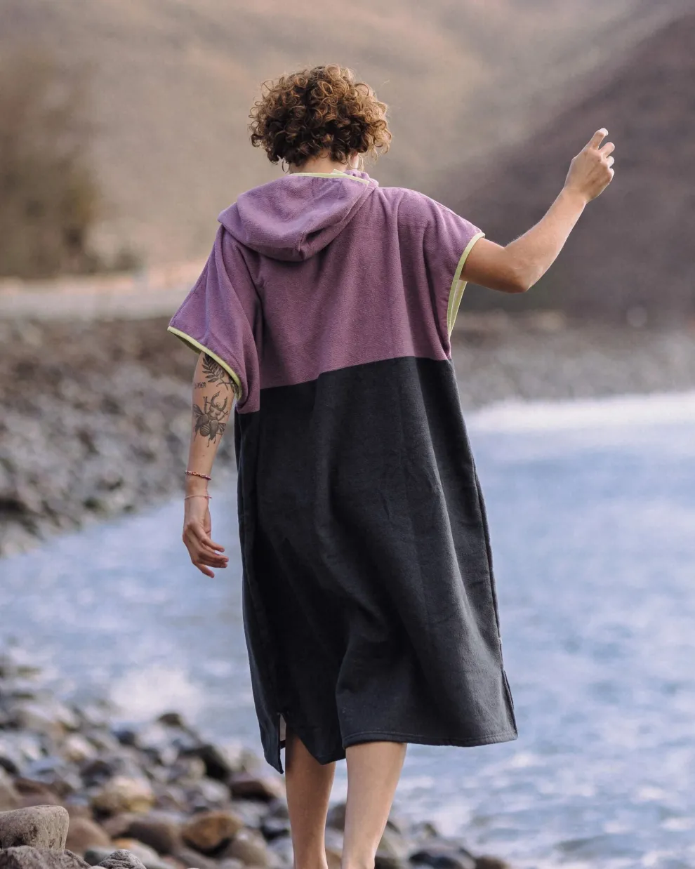 Tulum Recycled Towel Poncho