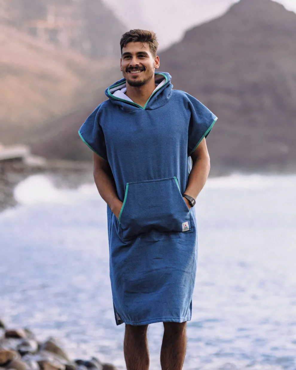 Tulum Recycled Towel Poncho