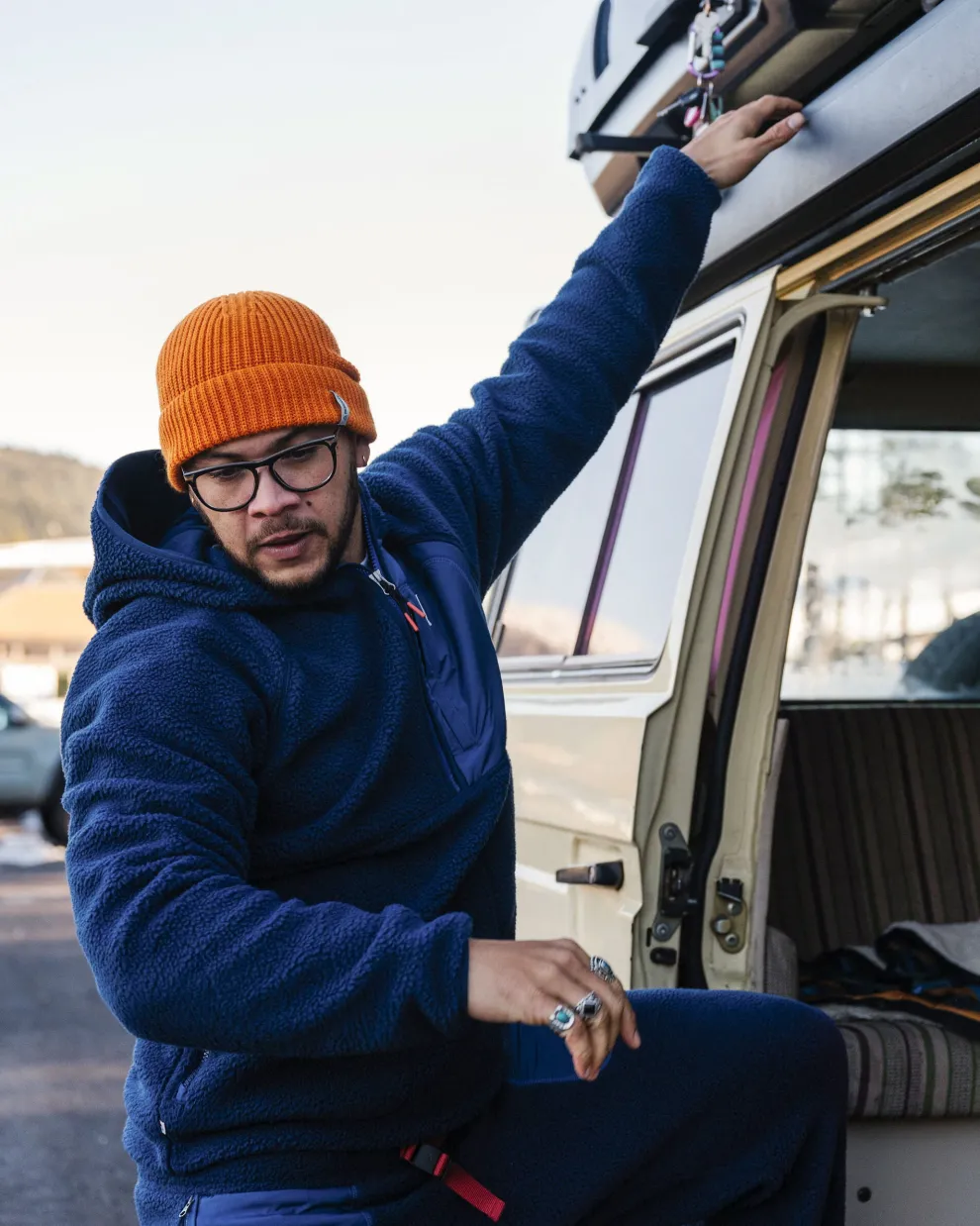 Ventura 1/2 Zip Recycled Sherpa Fleece