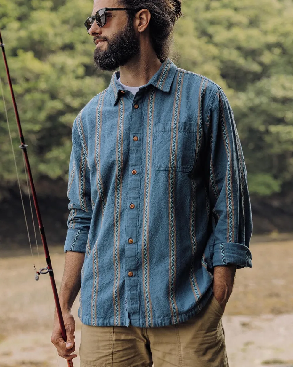 Voyage Organic Cotton Jacquard Shirt