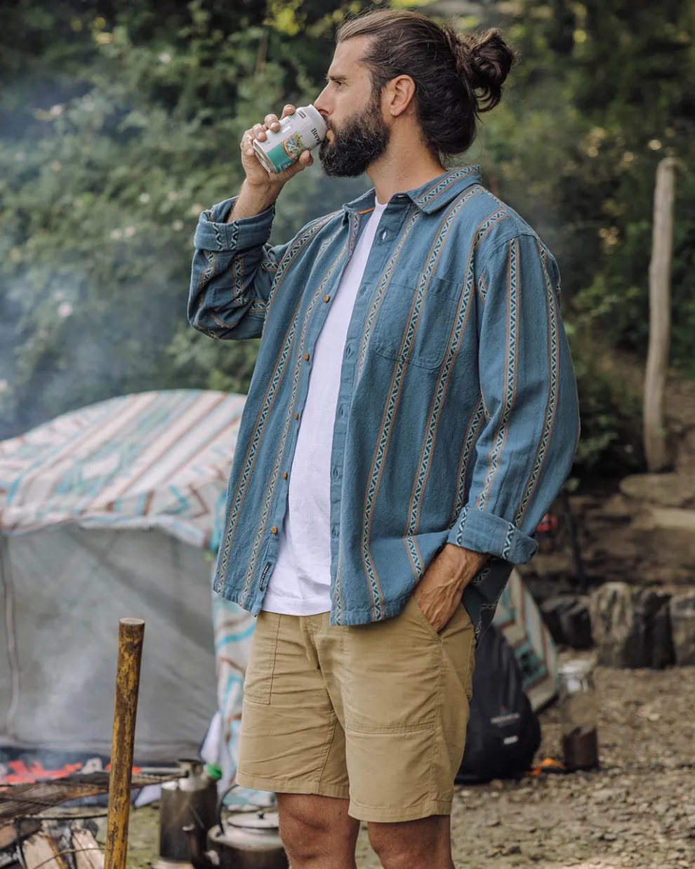 Voyage Organic Cotton Jacquard Shirt