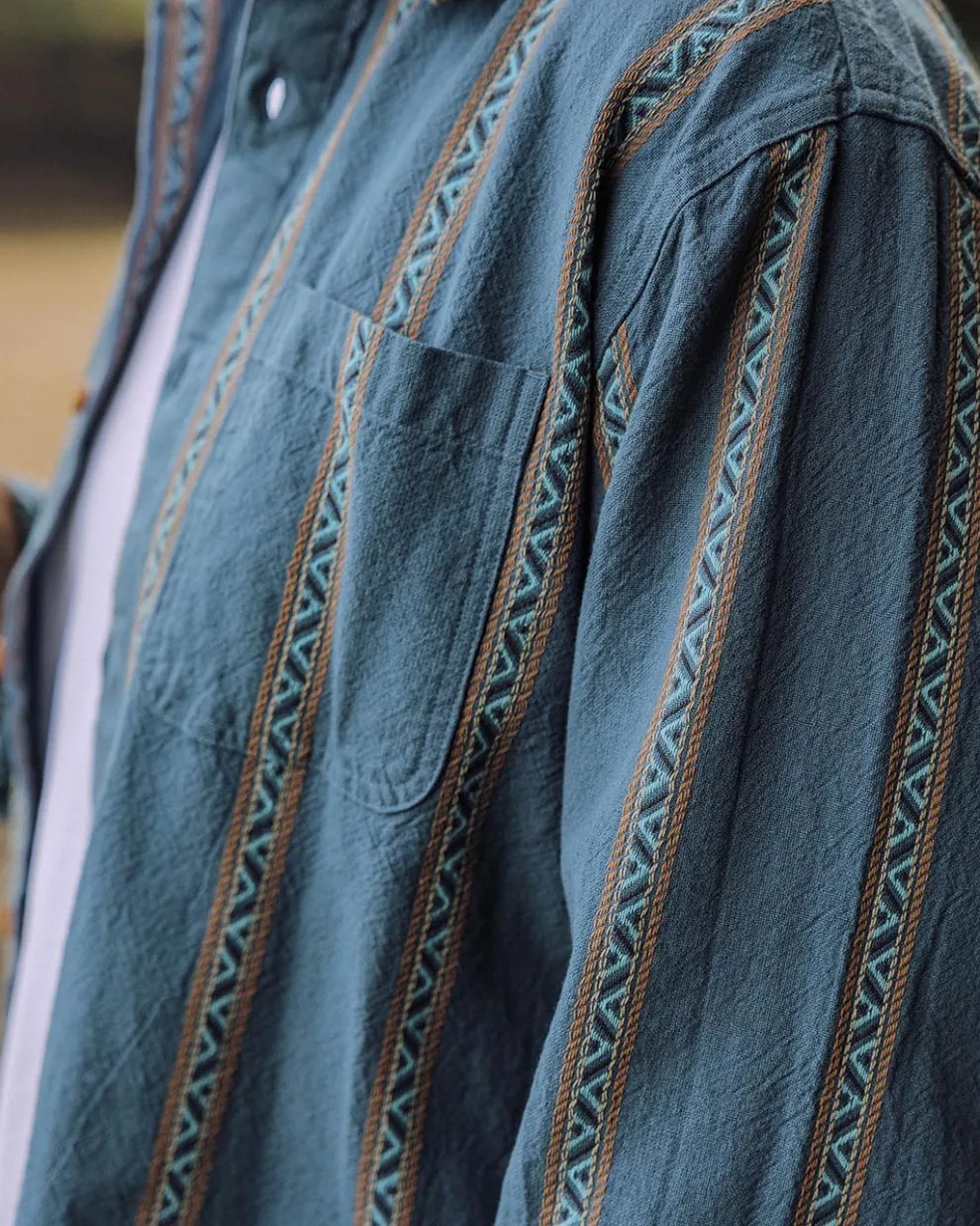 Voyage Organic Cotton Jacquard Shirt