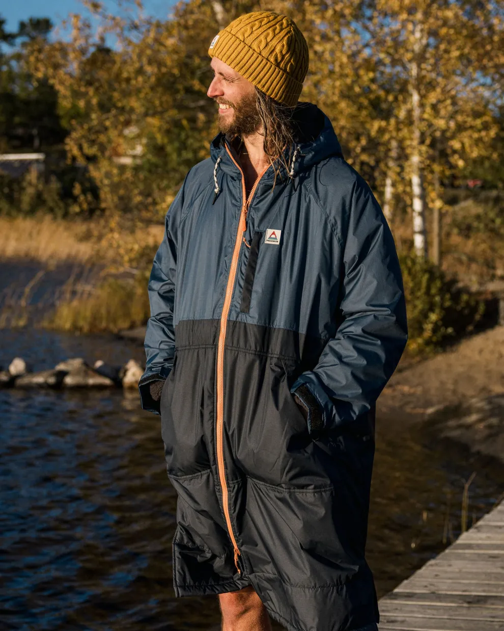Waves Recycled Sherpa Lined Changing Robe