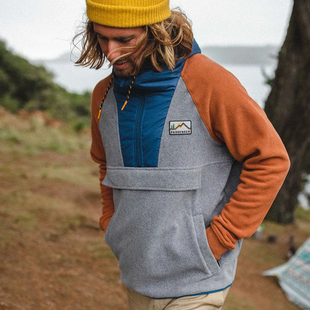 Woodland 1/2 Zip Recycled Polar Fleece