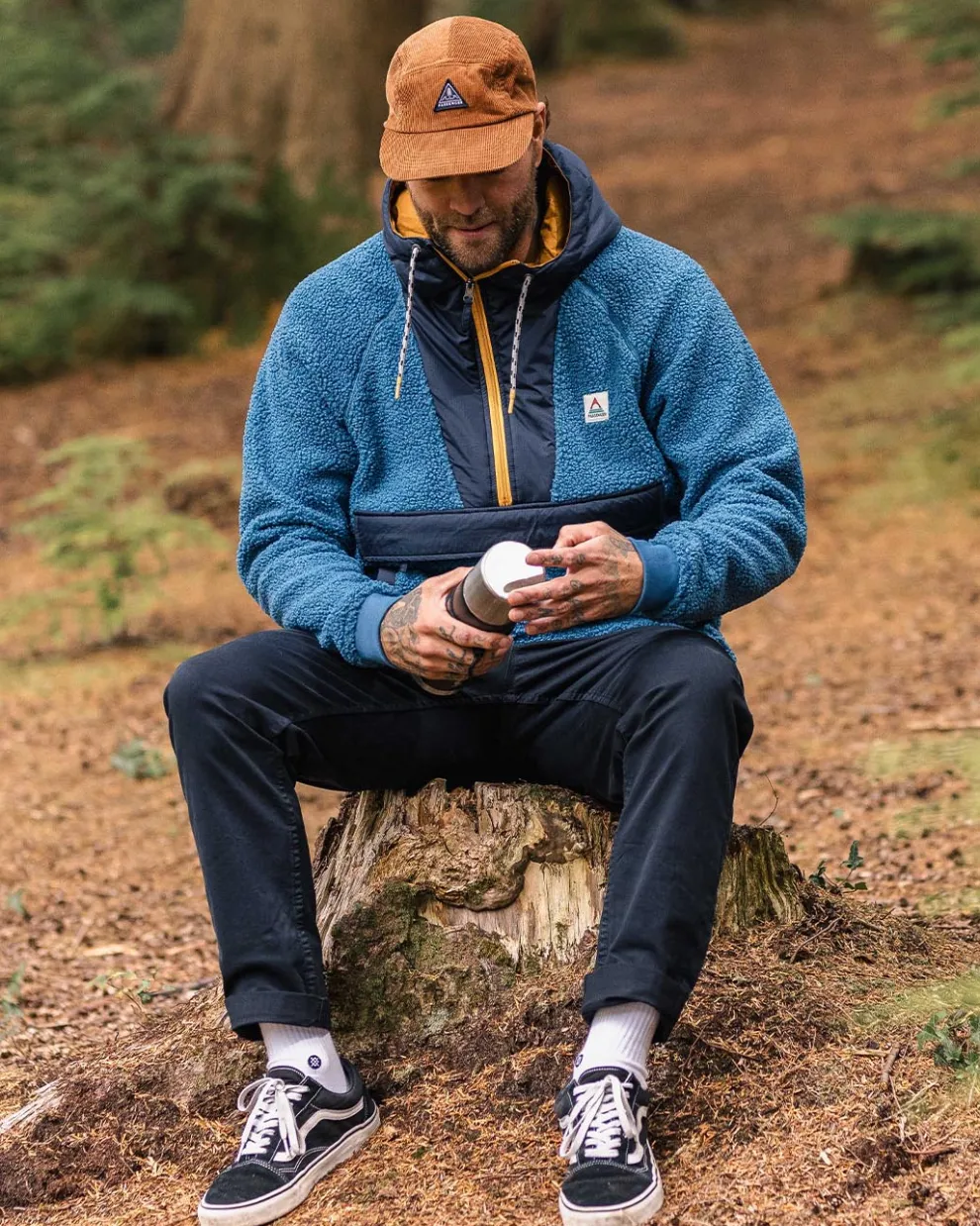 Woodland Recycled Polar-lined Sherpa Fleece